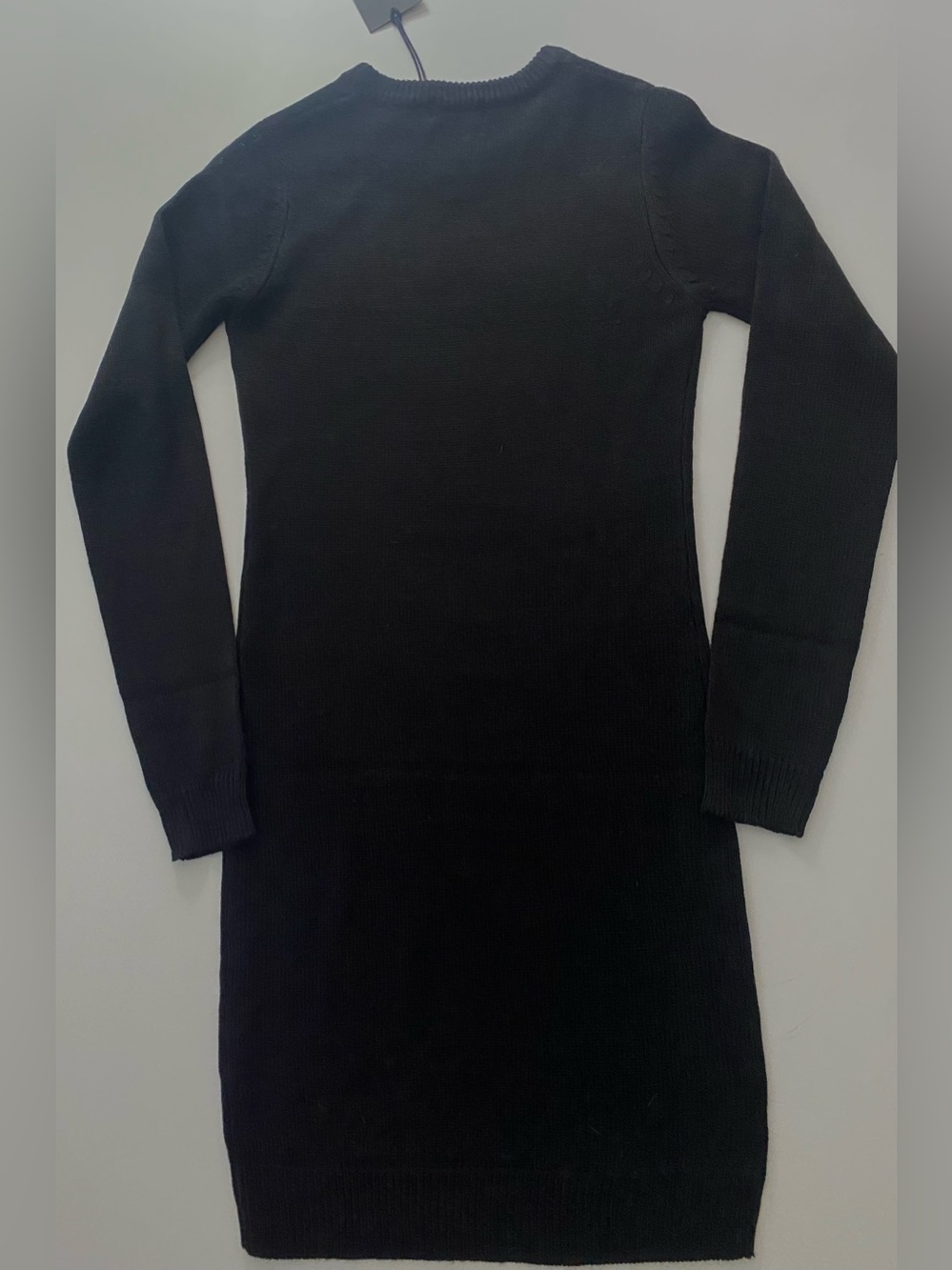 Brave Soul Black Knit Sweater Dress NWT